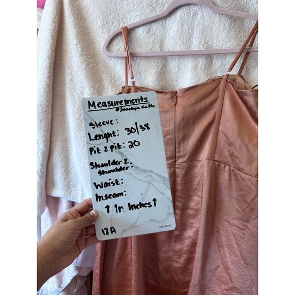 Miss Circle Brigid Coffee Satin Corset Dress Size XL - Picture 6 of 16